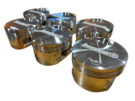 Custom forged CP pistons for BMW M20 engine