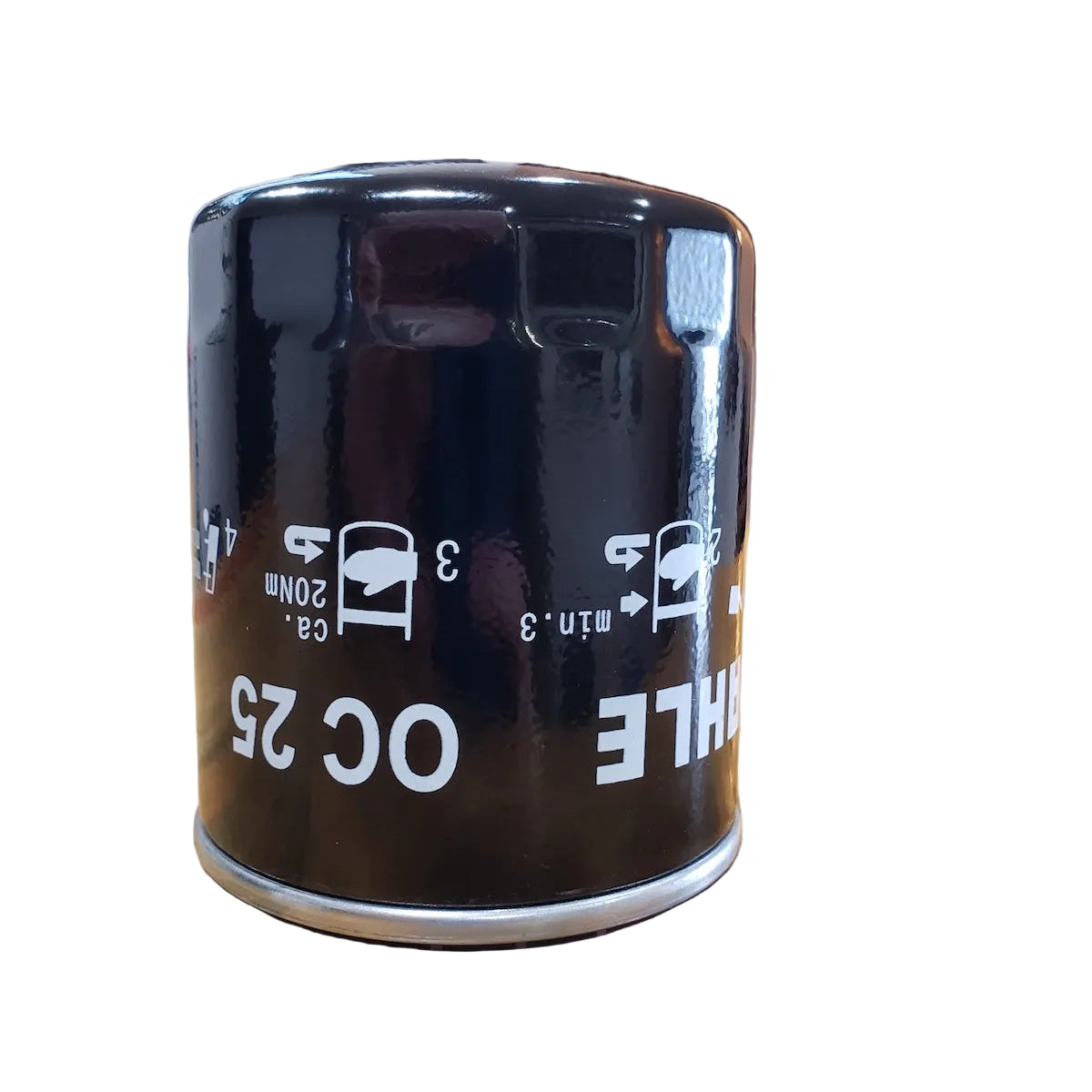 Engine oil filter for BMW M10 and S14 engines made by Mahle in Austria.