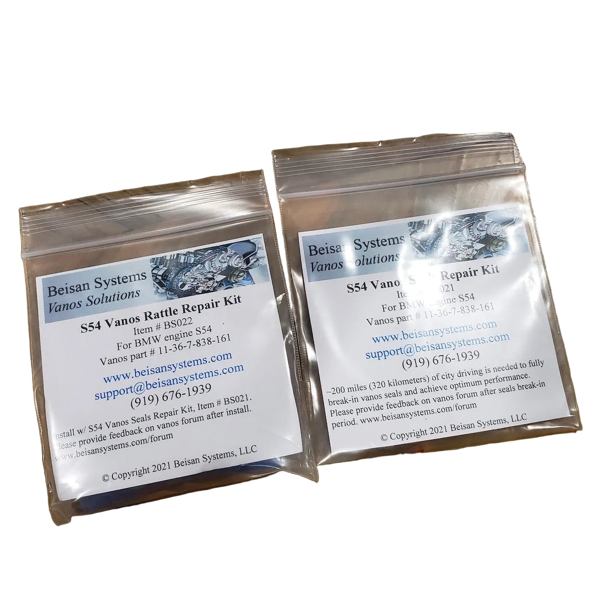 Beisan Systems Vanos rebuild kit for BMW S54 engines.