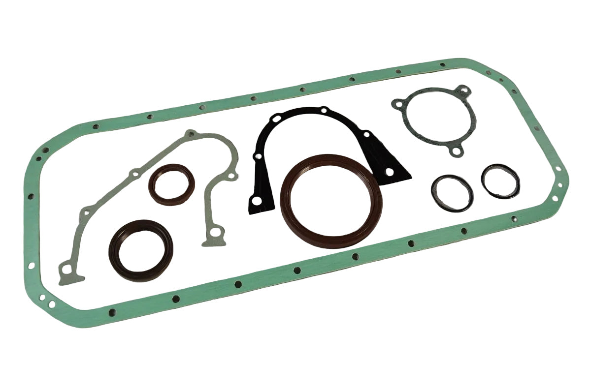 BimmerHeads custom BMW M20 engine block bottom end gasket set.
