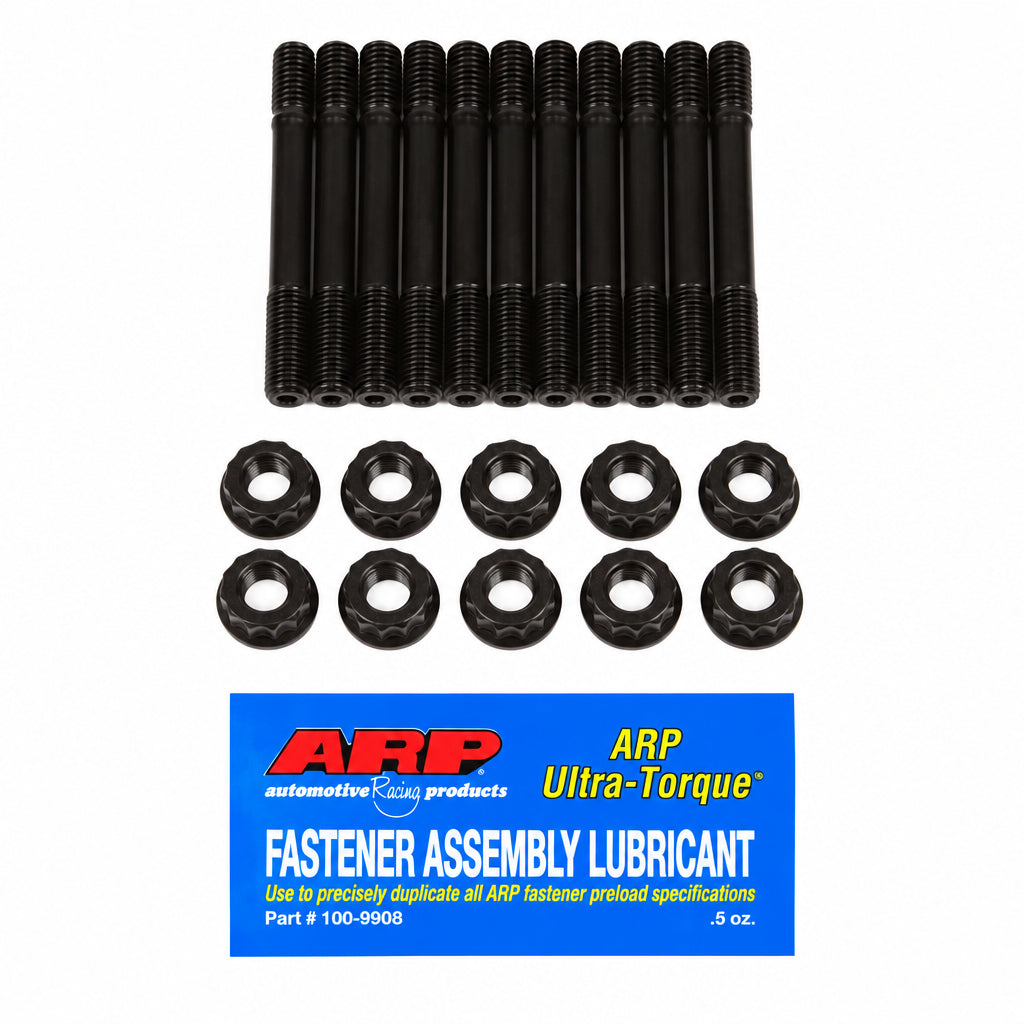 A set of ARP crankshaft main studs for a BMW M10 engine.