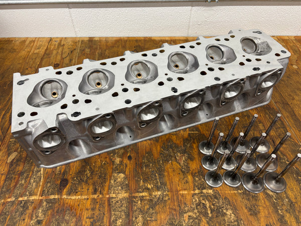 BimmerHeads built M30 performance cylinder head ready for assembly.