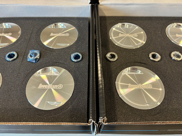 BimmerHeads CP forged BMW M20 pistons shown in two different variants.