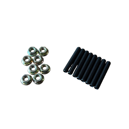 BMW M20 valve cover studs with new zinc plated nuts by BimmerHeads