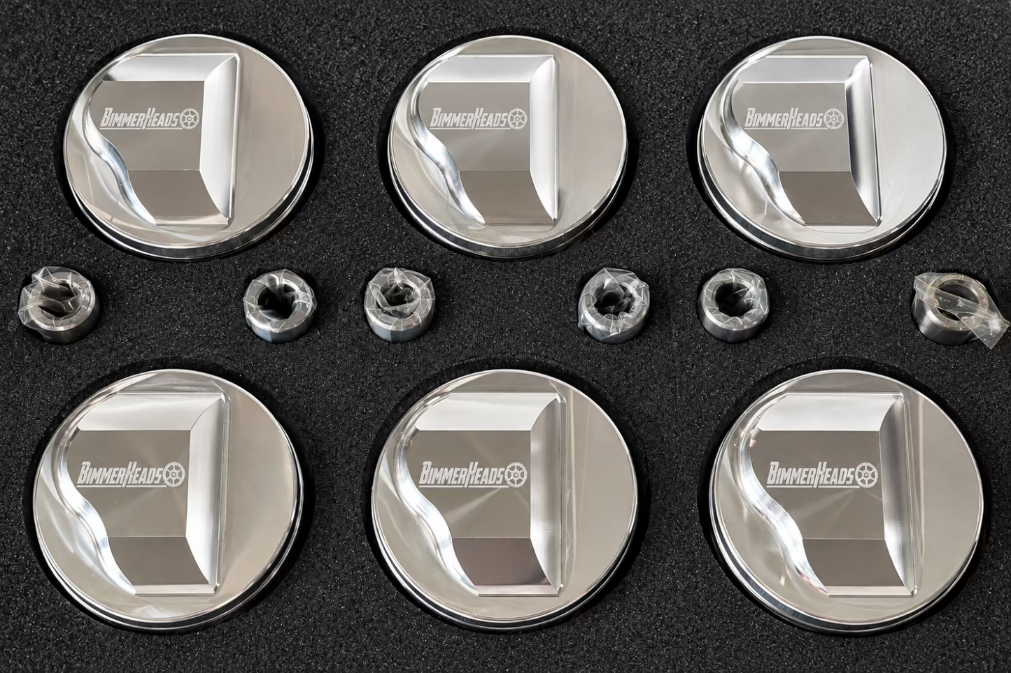 BimmerHeads CP forged piston set for BMW M30 engines.