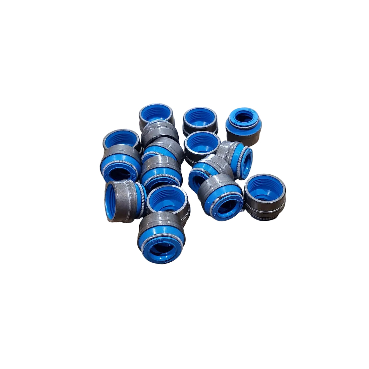 Set of 16 valve seals for BMW M42 engines.