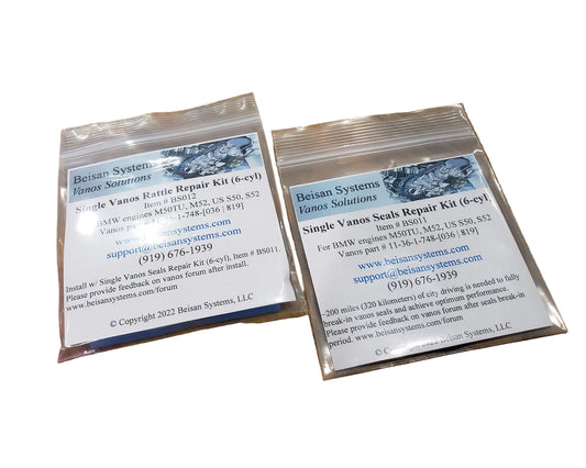 Beisan Systems BMW Vanos rebuild kit for S50 and S52 engines.