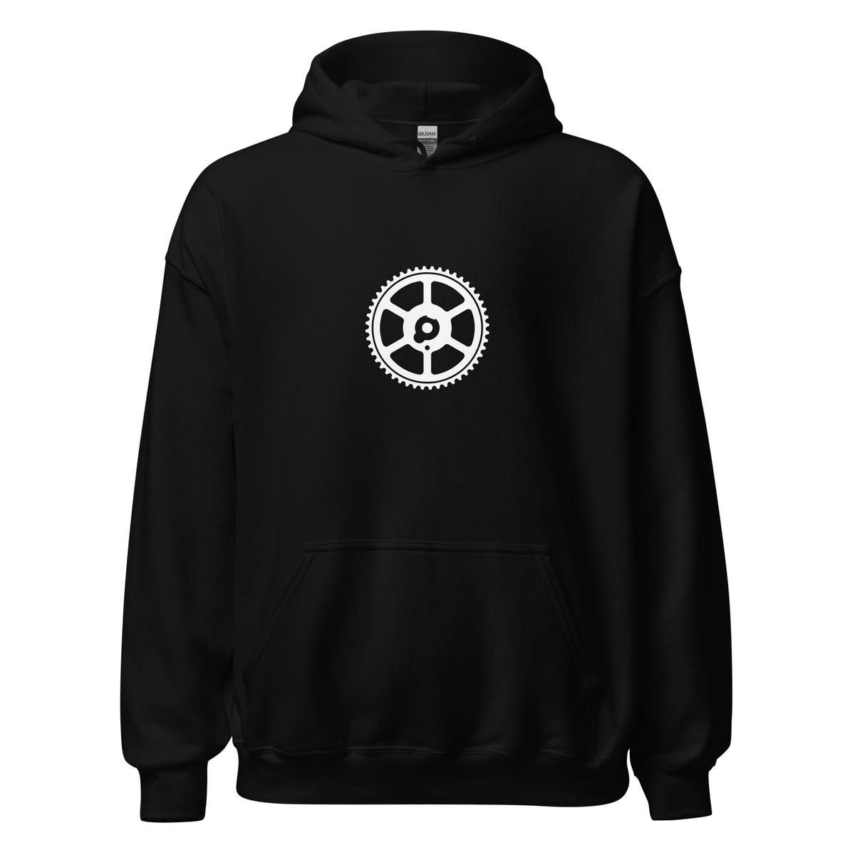 Black BimmerHeads Bavarian Muscle Hoodie with white M20 cam gear design on the front