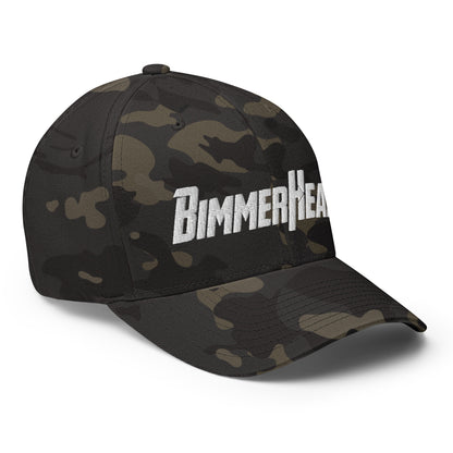 BimmerHeads Flexfit hat in camo black