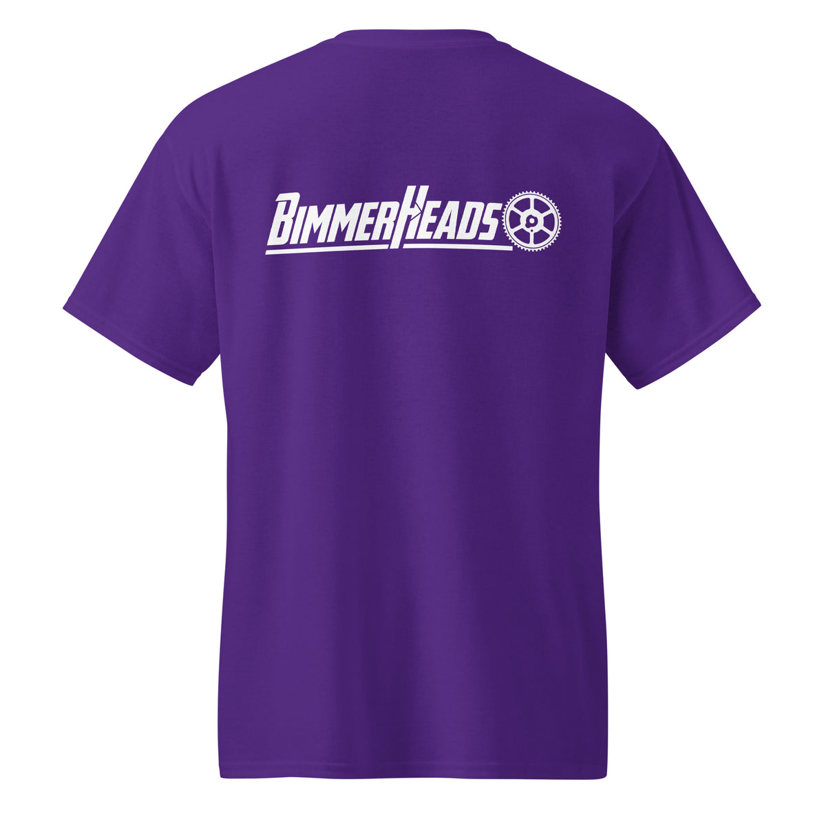 BimmerHeads Shop Tee Purple back