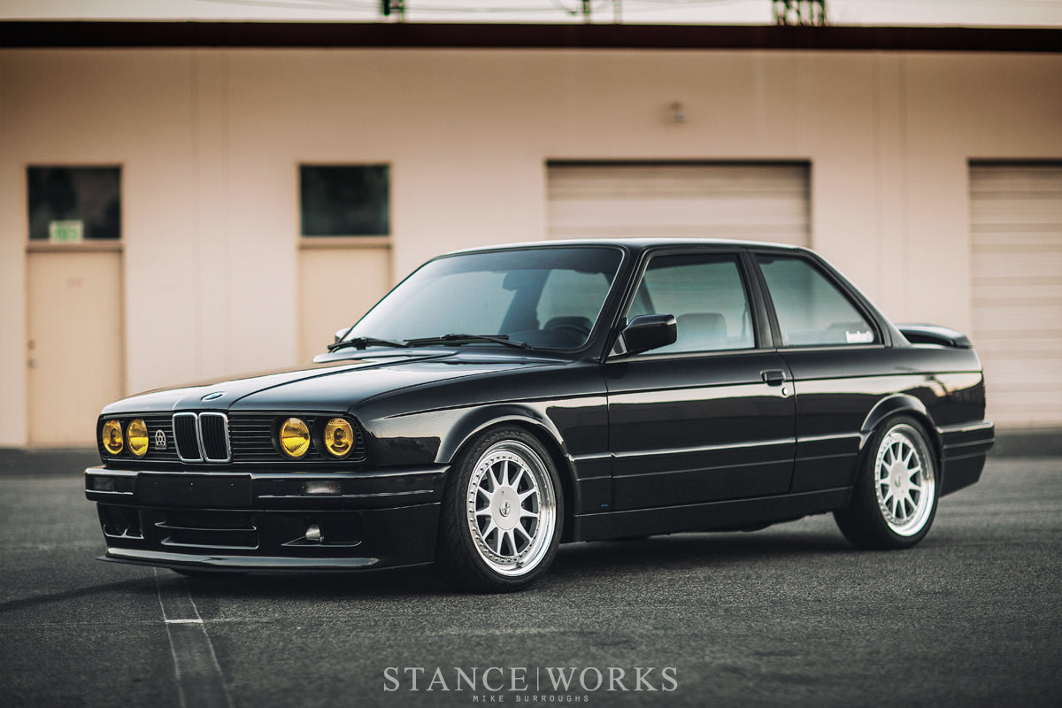 M-Tech 2 E30 with Hartge wheels. Photo by StanceWorks.