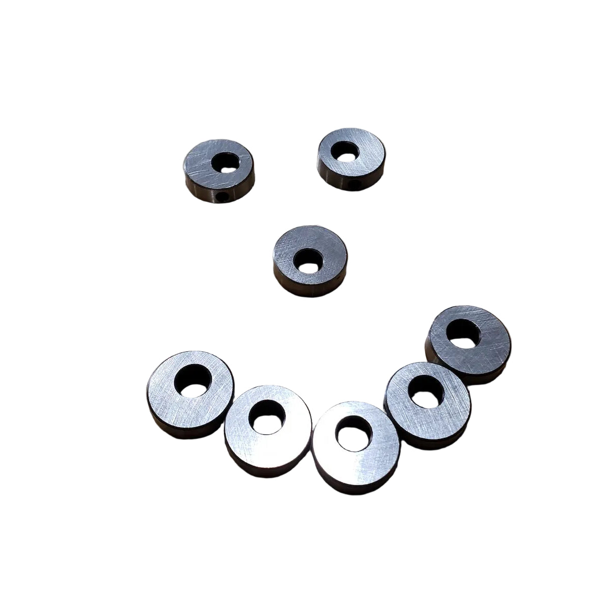 A set of 8 rocker arm eccentrics for BMW M10 engine.