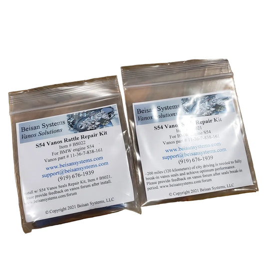 Beisan Systems Vanos rebuild kit for BMW S54 engines.